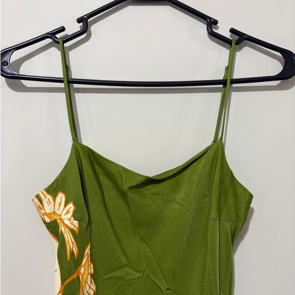 Farm Rio x Anthropologie Maxi Slip Dress Wildflower - Size XS - Picture 4 of 9